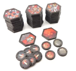 Neuroshima HEX! 3.0 - zestaw protektorów dla armii (black)