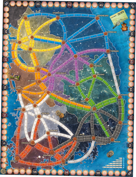 Wsiąść do Pociągu: Kolekcja Map 8 - Półwysep Iberyjski i Korea Południowa