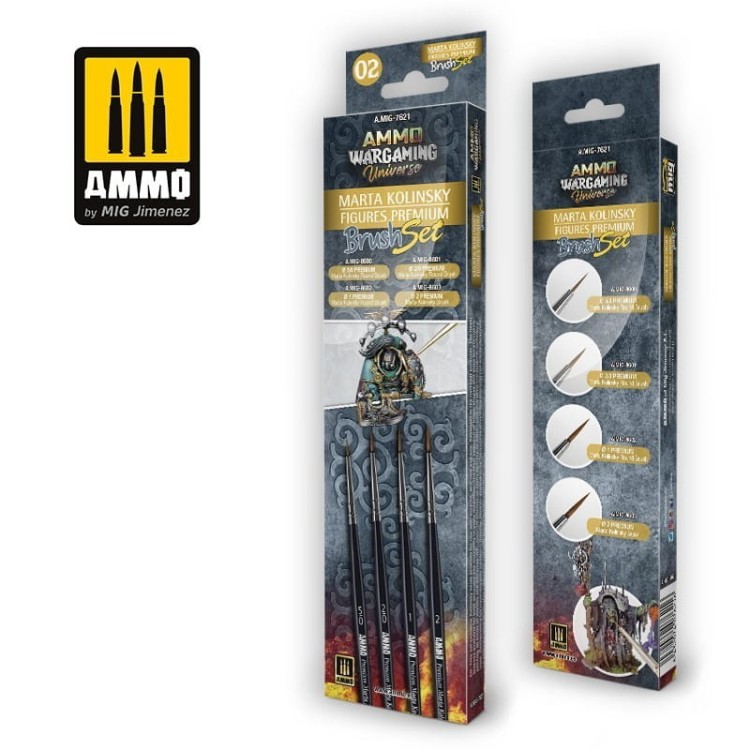 Ammo: Wargaming Universe - Marta Kolinsky Figures Premium Brush Set