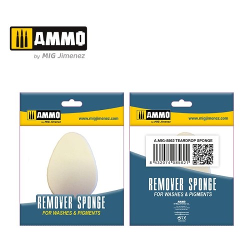 Ammo: Remover Sponge for Washes &amp; Pigments - Teardrop Sponge (2)