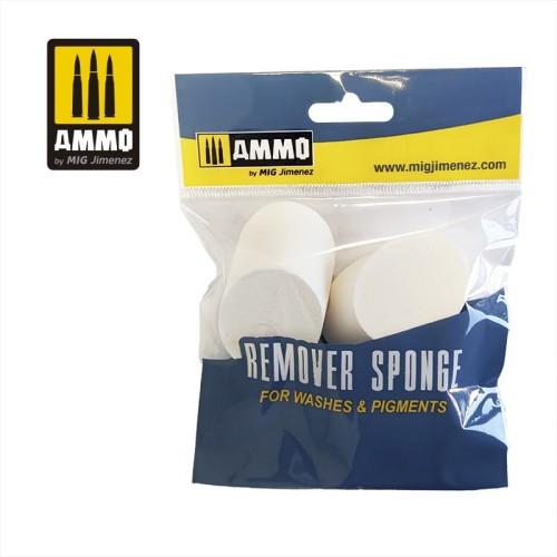 Ammo: Remover Sponge for Washes &amp; Pigments - Split Face Weathering Blending Pad (2)