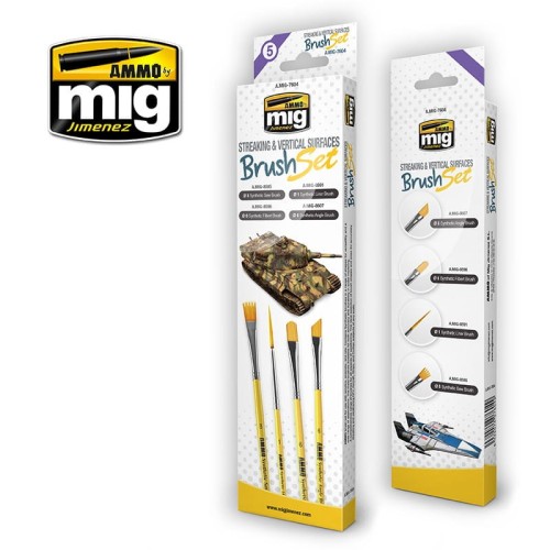 Ammo: Streaking &amp; Vertical Surfaces Brush Set