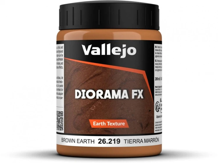 Vallejo: Earth Textures - Brown Earth (200ml)