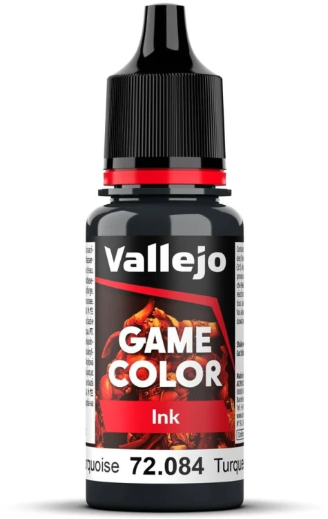 Vallejo: Game Color - Ink - Dark Turquoise 18 ml
