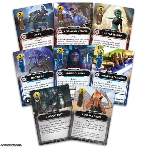 Star Wars: The Deckbuilding Game - Clone Wars (edycja polska) karty