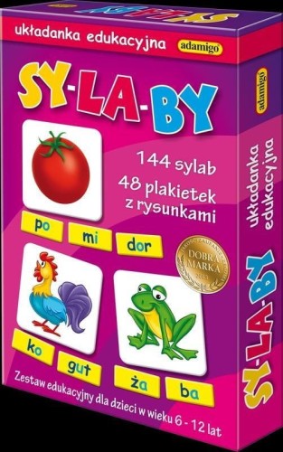 Układanka edukacyjna - Sylaby