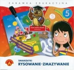 Rysowanie - zmazywanie 5 Smakołyki ALEX