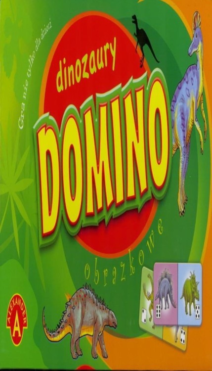 Domino obrazkowe - dinozaury ALEX
