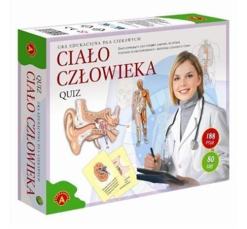 Ciało człowieka. Quiz Big ALEX