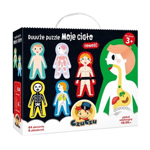 Duuuże puzzle Moje ciało