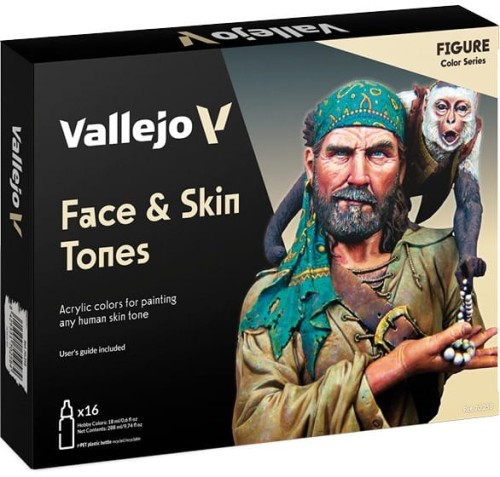 Vallejo: 70.258 - Model Color - Figure - Face &amp; Skin Tones (16 x 18 ml)