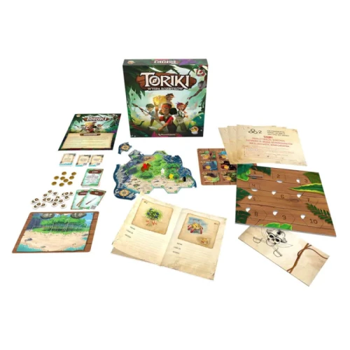 toriki-wyspa-rozbitkow-gra-planszowa-komponenty.webp