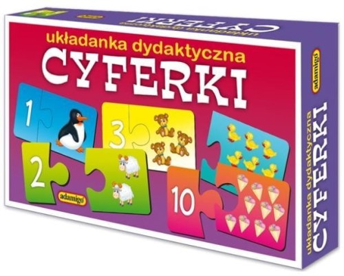 Cyferki. Układanka dydaktyczna