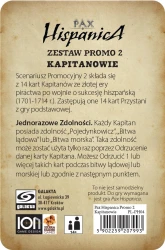 Pax Hispanica Zestaw Promo 2 - Kapitanowie