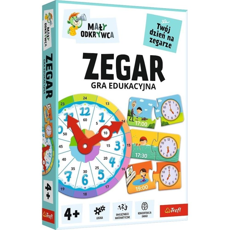 Mały odkrywca - Zegar TREFL