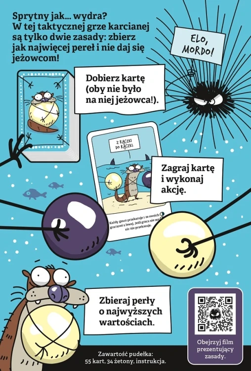 rebel gra karciana wydry tyl pudelka