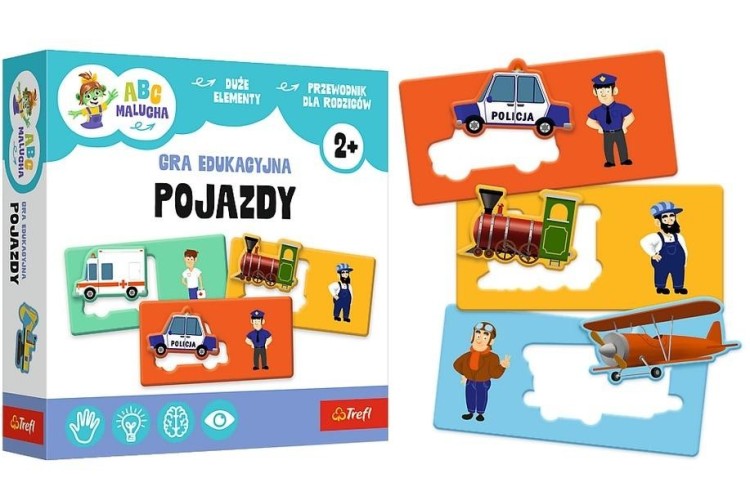 Pojazdy ABC Malucha Rodzina Treflików