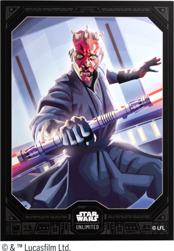 Gamegenic: Star Wars Unlimited Card Game - Premium Art Sleeves - Darth Maul