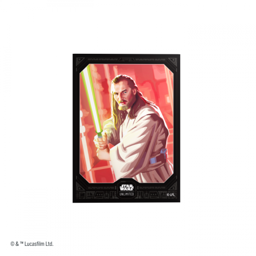 Gamegenic: Star Wars Unlimited Card Game - Premium Art Sleeves - Qui-Gon Jinn