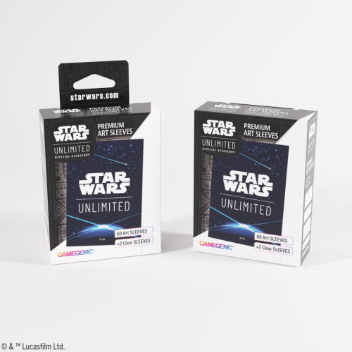 Gamegenic: Star Wars Unlimited - Premium Art Sleeves - Card Back Blue