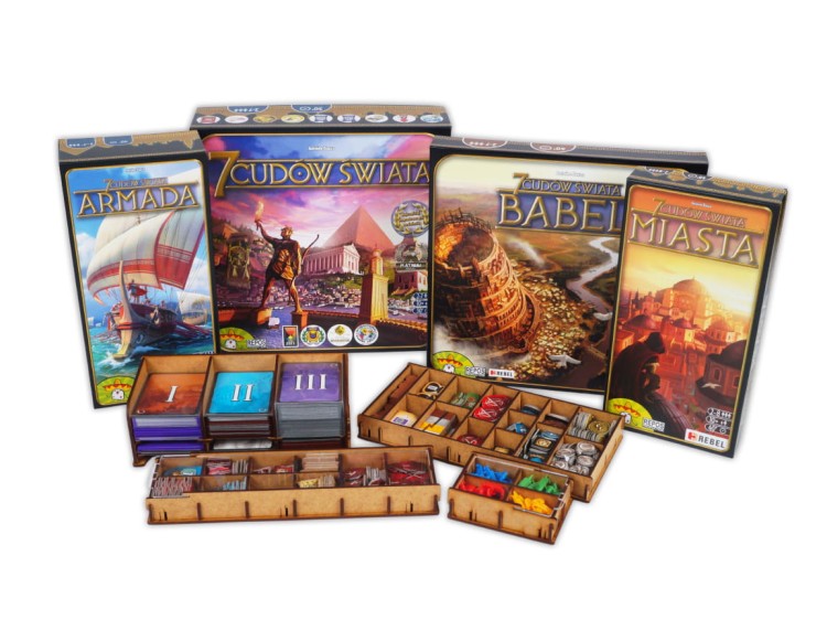 Insert do gry 7 Cudów Świata i dodatków (e-Raptor)