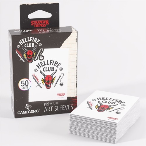 Gamegenic: Stranger Things - Premium Art Sleeves - Hellfire Club