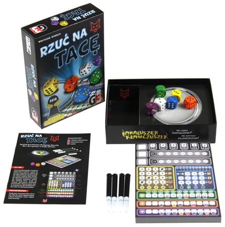 Rzuć na Tacę (gra planszowa) zawartość