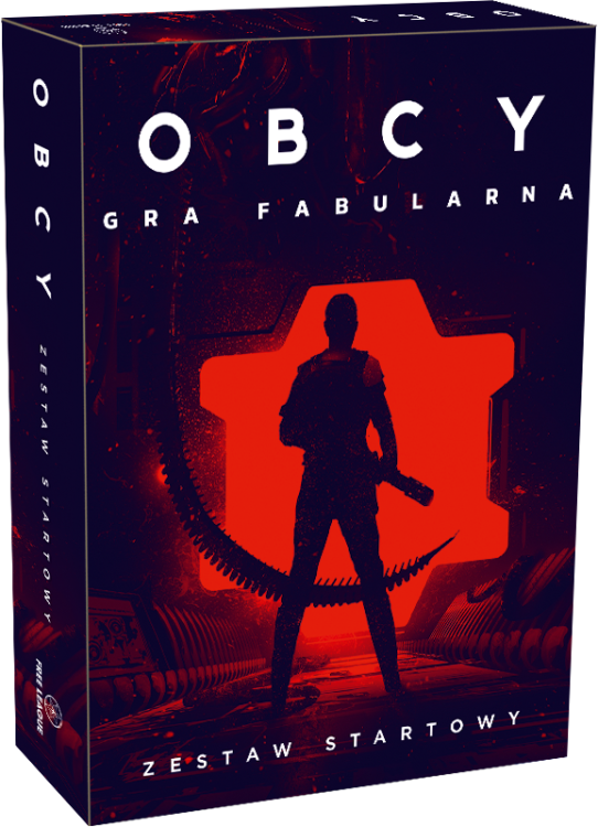 Obcy: Gra fabularna - zestaw startowy + mapa gratis pudełko