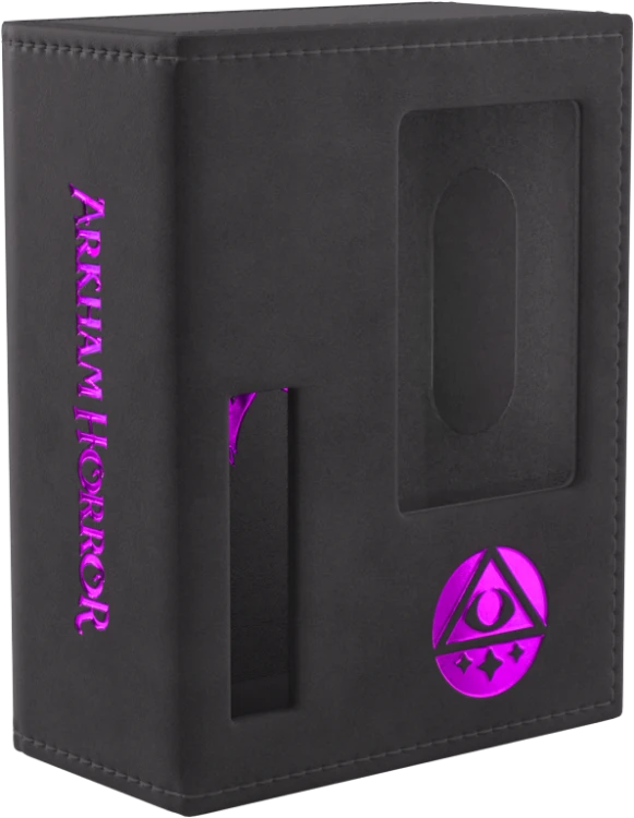 Gamegenic: Arkham Horror - Investigator Deck Tome - Mystic (Black-Purple)