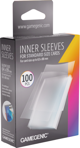 Gamegenic: Inner Sleeves - Standard (64x89 mm) - 100 sztuk