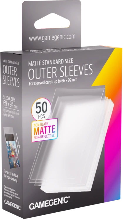 Gamegenic: Matte Outer Sleeves - Standard (69x94 mm) - 50 sztuk