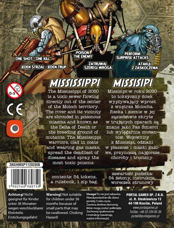 Neuroshima HEX 3.0: Missisipi PL/ENG zawartość