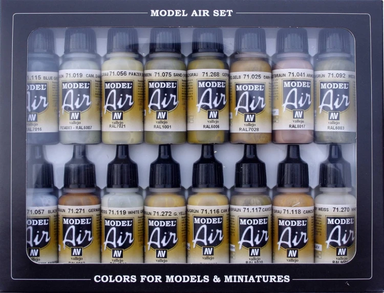 Vallejo: 71.208 - Model Air - German WWII Europe & Af (16 x 17 ml)