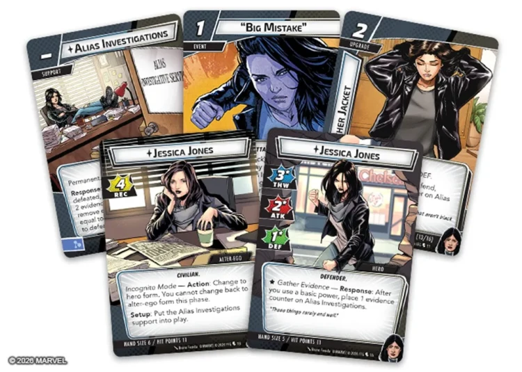 Marvel Champions Hero Pack - Jessica Jones karty.webp