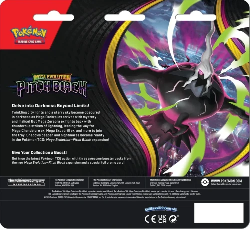 Pokémon TCG Mega Evolution - Pitch Black - 3-Pack Blister 2.webp