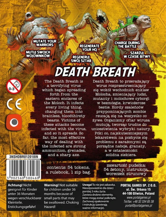 Neuroshima HEX 3.0: Death Breath PL/ENG zawartość