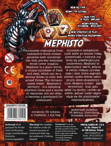 Neuroshima HEX 3.0: Mephisto PL/ENG zawartość