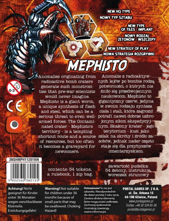 Neuroshima HEX 3.0: Mephisto PL/ENG zawartość