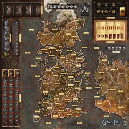 Gra o Tron + Matka Smoków mata do gry