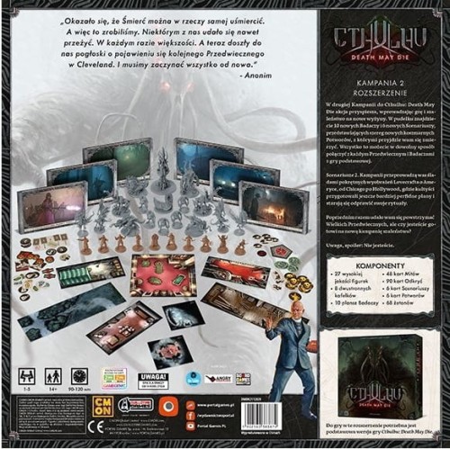 Cthulhu:Death May Die: Kampania 2 zawartość