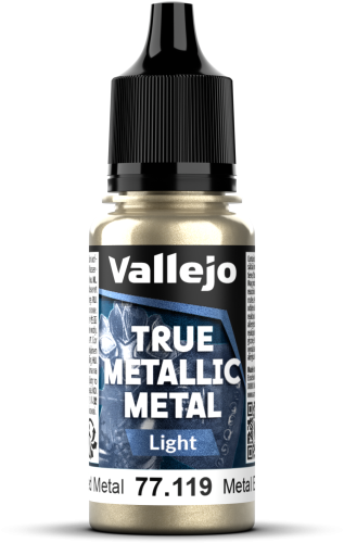 Vallejo: 77.119 - True Metallic Metal - Light - Aged Metal (18 ml)
