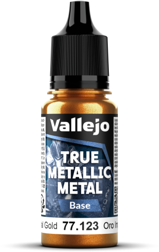 Vallejo: 77.123 - True Metallic Metal - Base - Imperial Gold (18 ml)