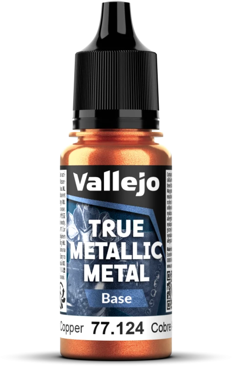 Vallejo: 77.124 - True Metallic Metal - Base - Ancient Copper (18 ml)