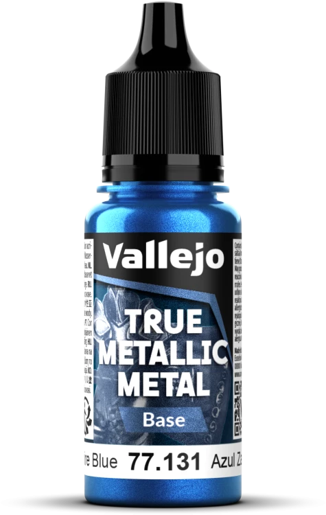 Vallejo: 77.131 - True Metallic Metal - Base - Sapphire Blue (18 ml)