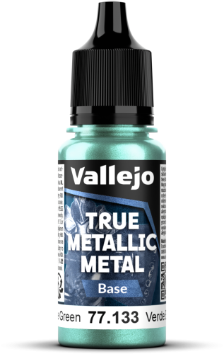 Vallejo: 77.133 - True Metallic Metal - Base - Beetle Green (18 ml)