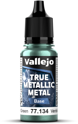 Vallejo: 77.134 - True Metallic Metal - Base - Dusken Green (18 ml)