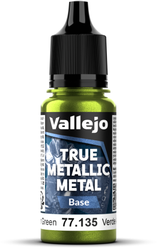 Vallejo: 77.135 - True Metallic Metal - Base - Amber Green (18 ml)