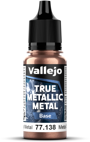 Vallejo: 77.138 - True Metallic Metal - Base - Rusty Metal (18 ml)
