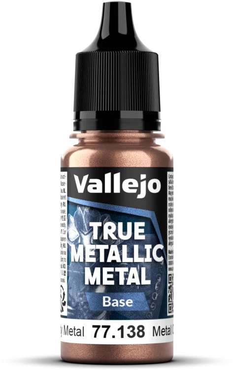 Vallejo: 77.138 - True Metallic Metal - Base - Rusty Metal (18 ml)