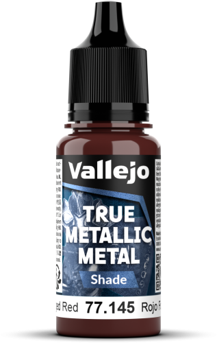 Vallejo: 77.145 - True Metallic Metal - Shade - Forged Red (18 ml)
